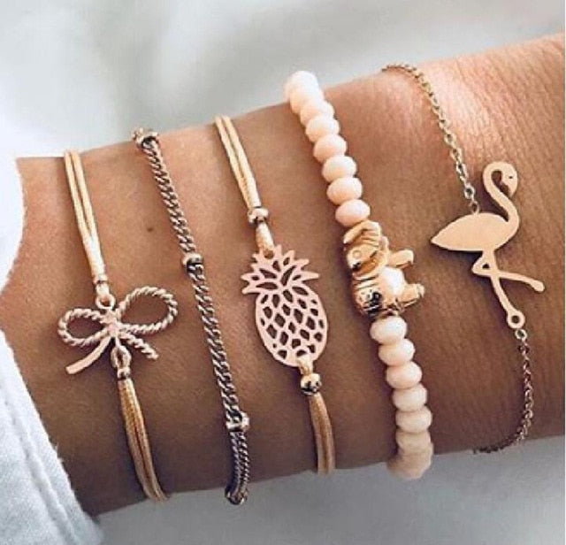 30 Styles Bohemian Bracelet Set For women