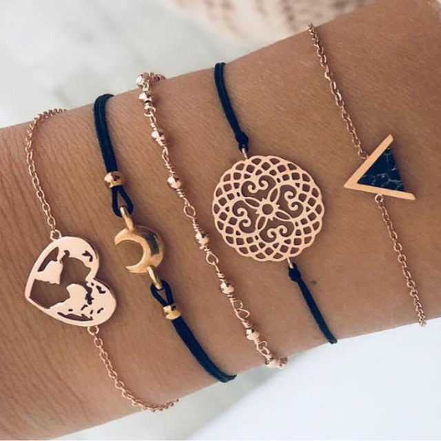 30 Styles Bohemian Bracelet Set For women